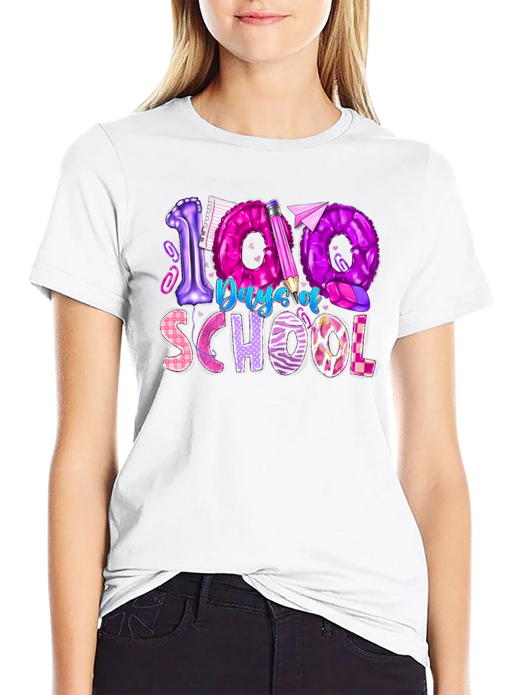 100 Days of School Graphic Tee product image 8