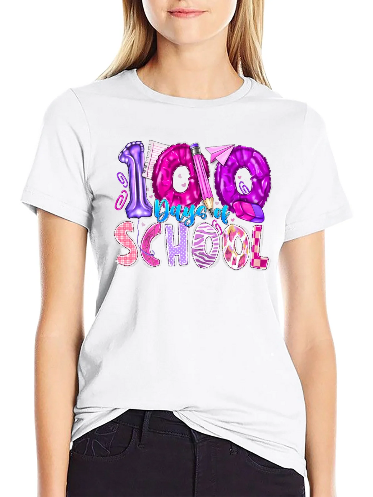 100 Days of School Graphic Tee product image 8