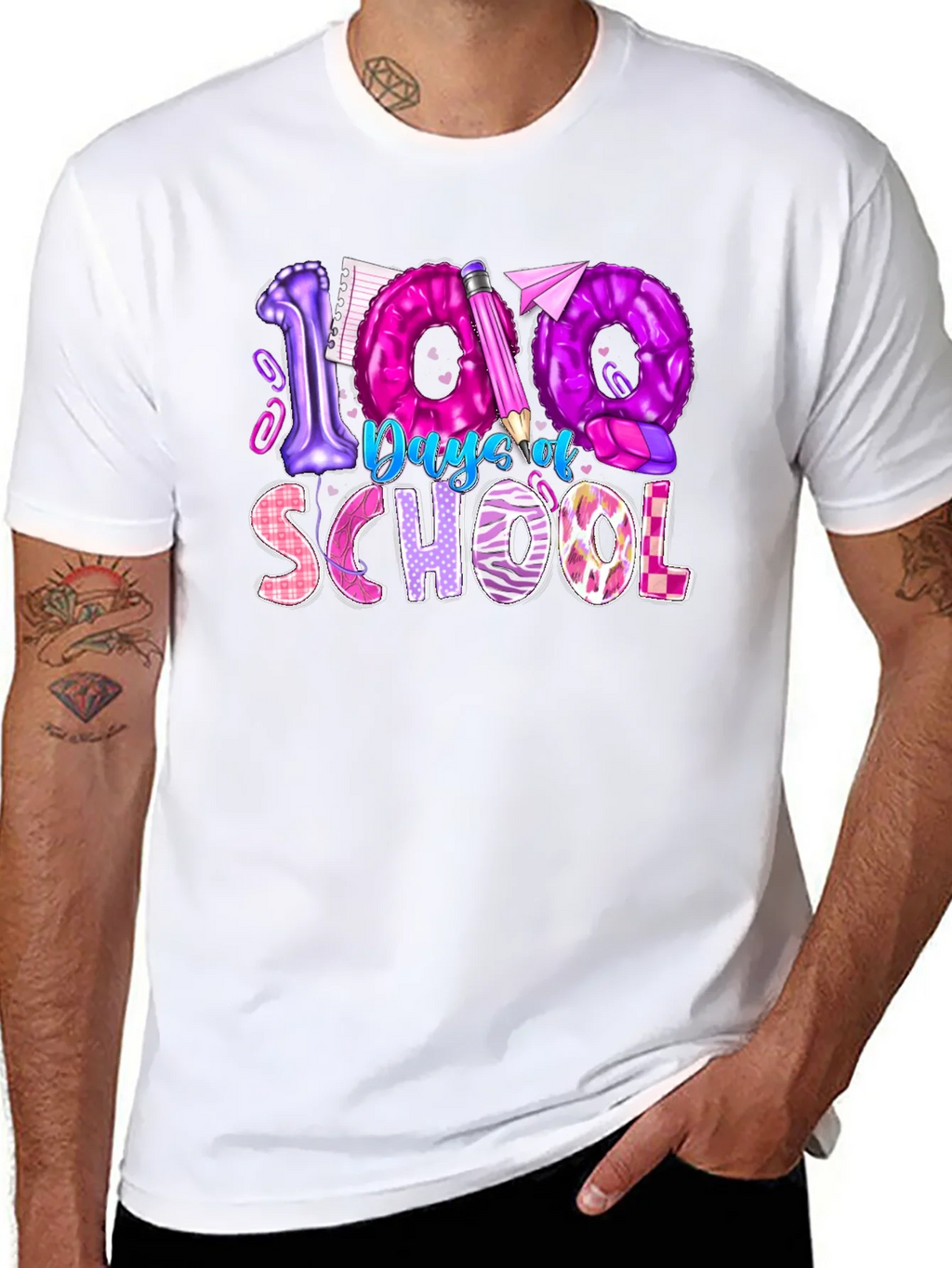 100 Days of School Graphic Tee product image 7