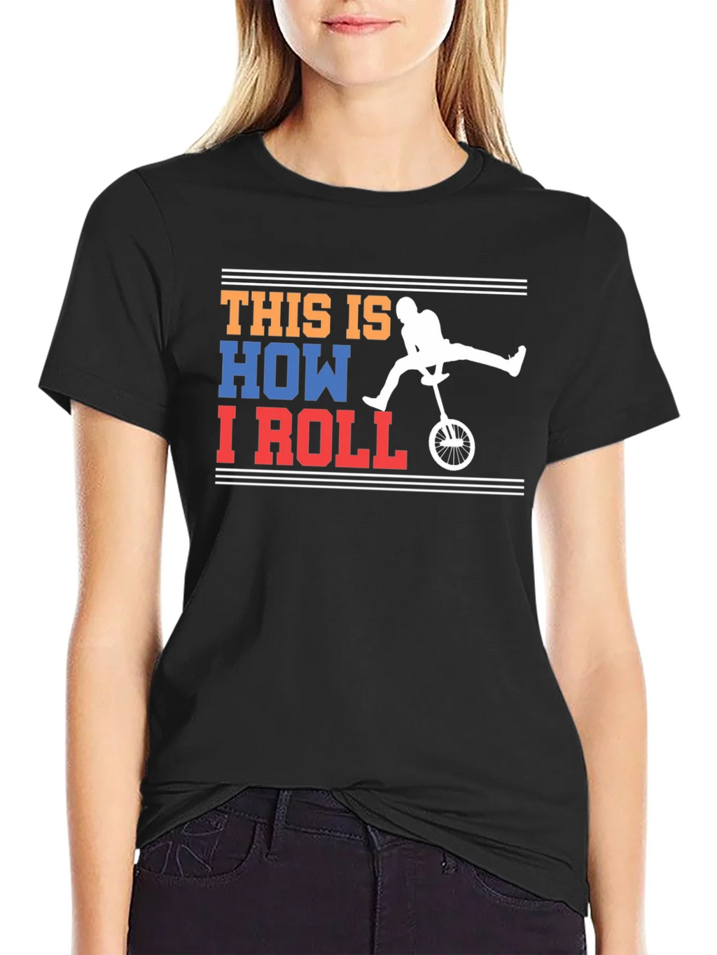 This Is How I Roll Unicycle Graphic T-Shirt product image 2