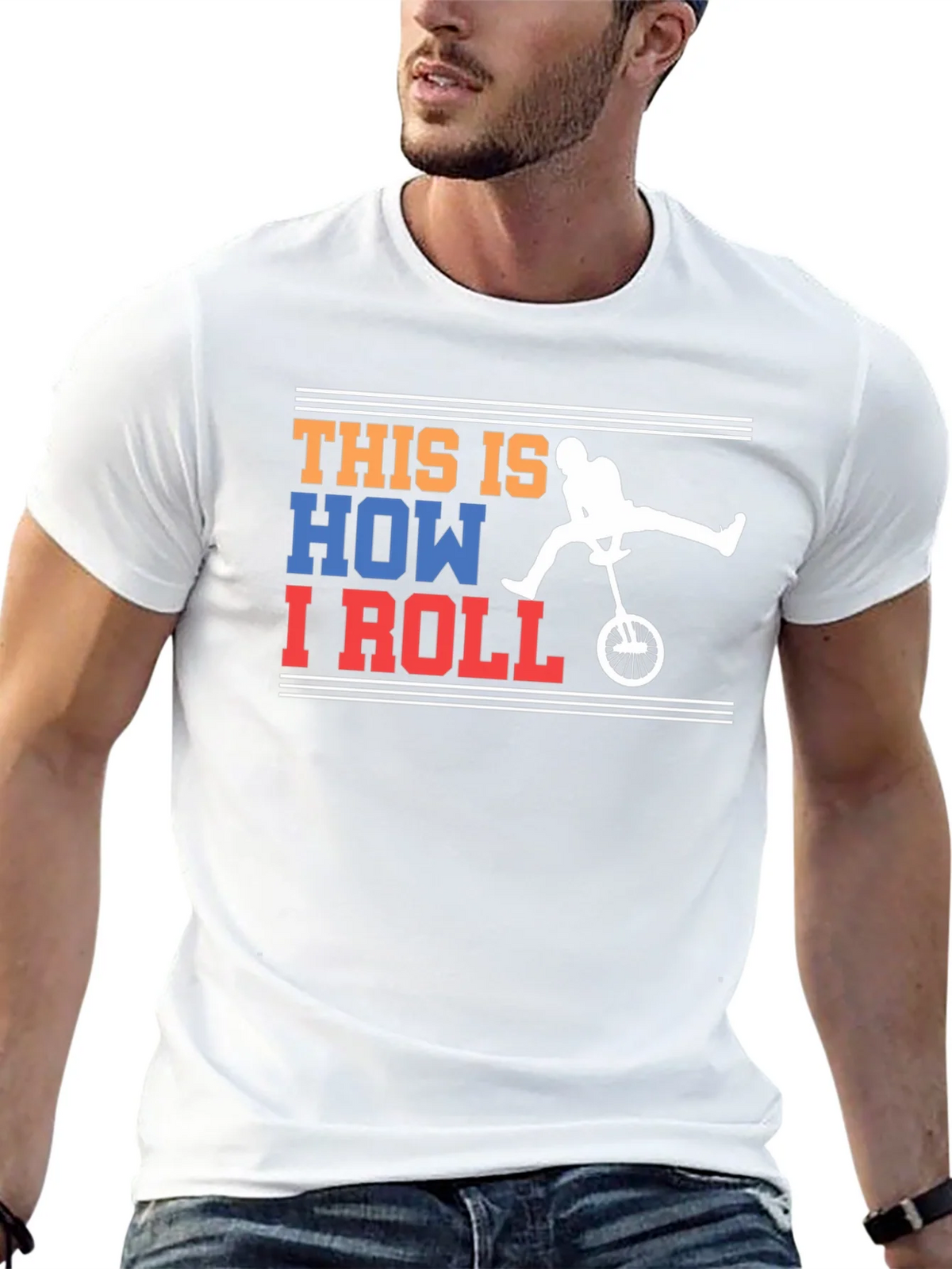 This Is How I Roll Unicycle Graphic T-Shirt product image 12