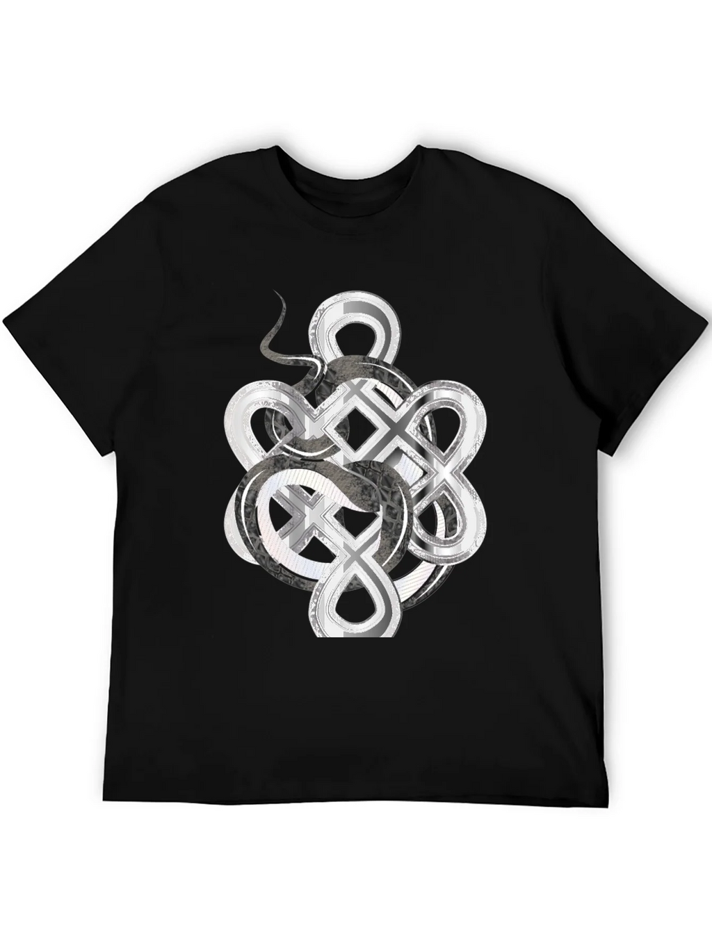 Infinity Knot Graphic Tee - Mens Black T-Shirt product image 5
