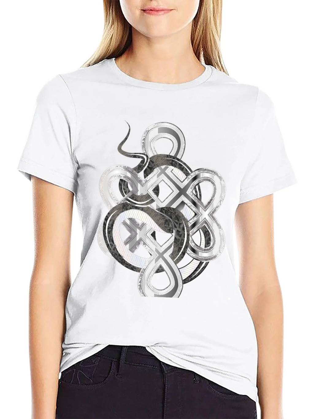 Infinity Knot Graphic Tee - Mens Black T-Shirt product image 8