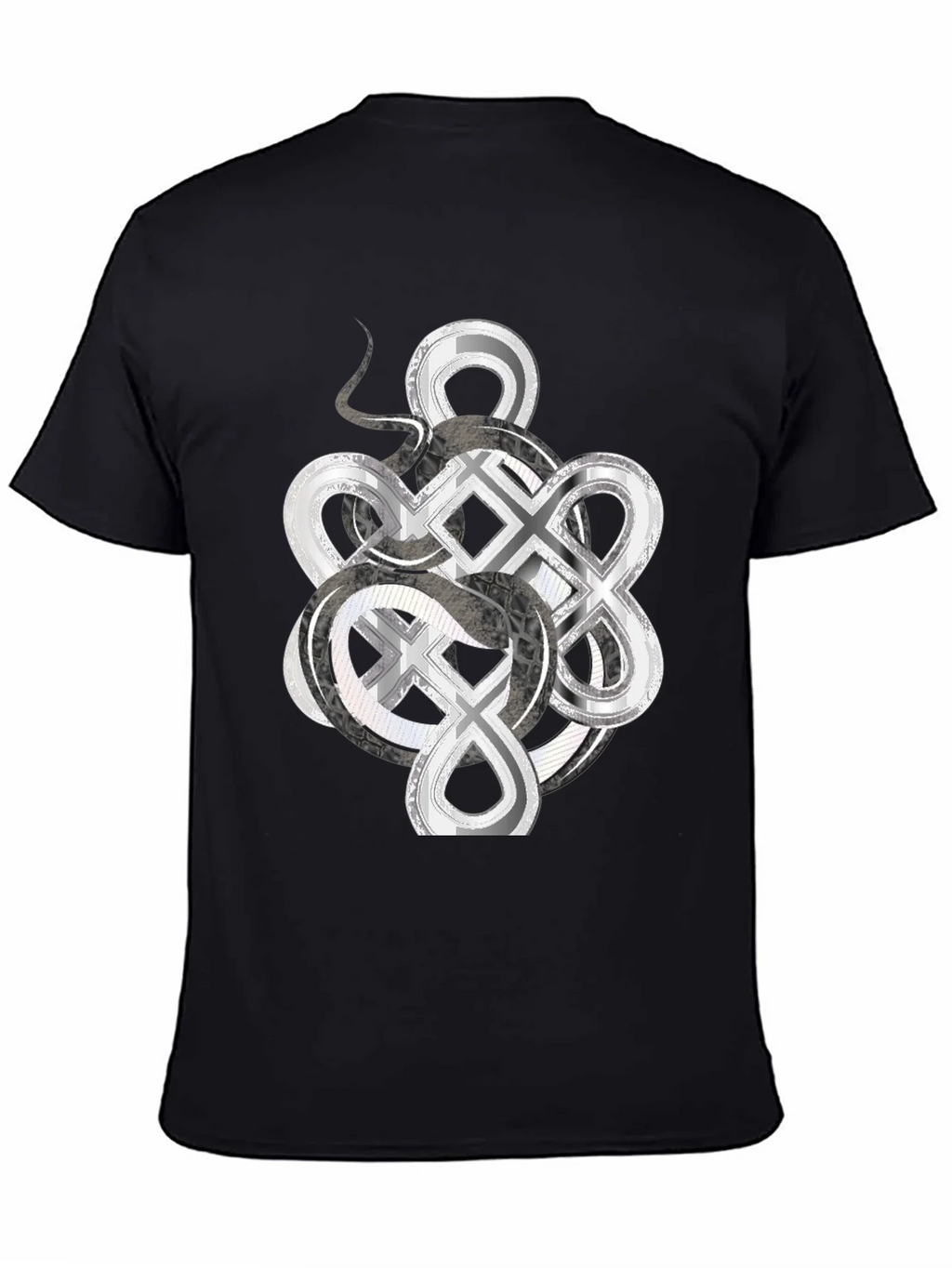 Infinity Knot Graphic Tee - Mens Black T-Shirt product image 4
