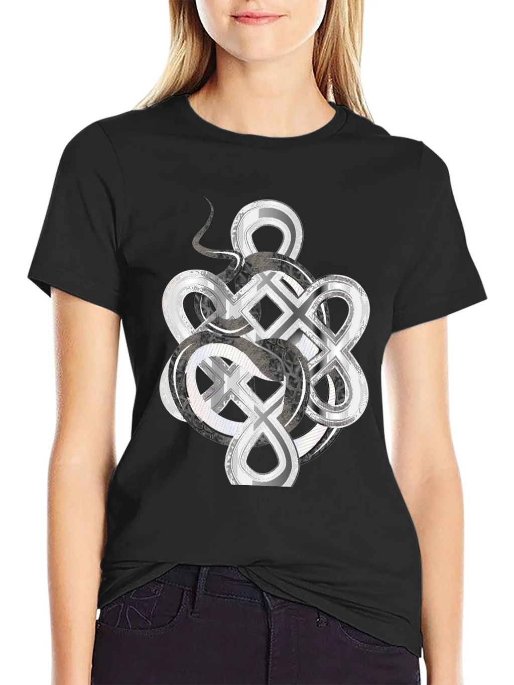 Infinity Knot Graphic Tee - Mens Black T-Shirt product image 2