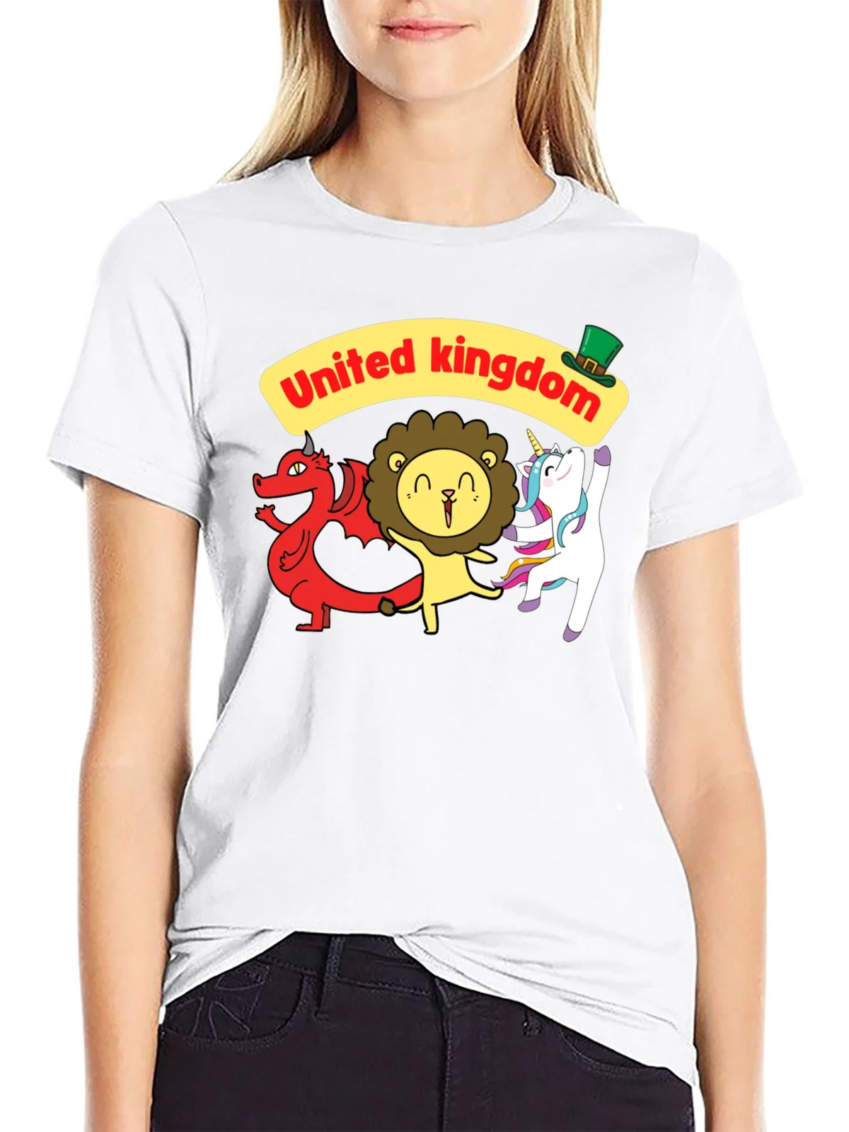 United Kingdom Mascot T-Shirt - Dragon Lion Unicorn product image 8