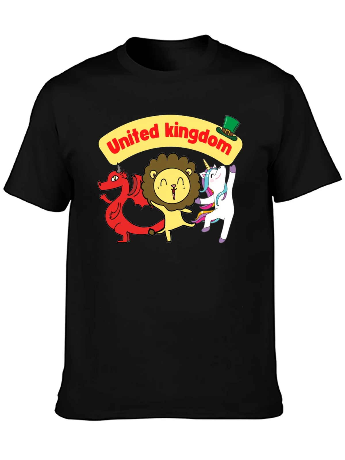United Kingdom Mascot T-Shirt - Dragon Lion Unicorn product image 3