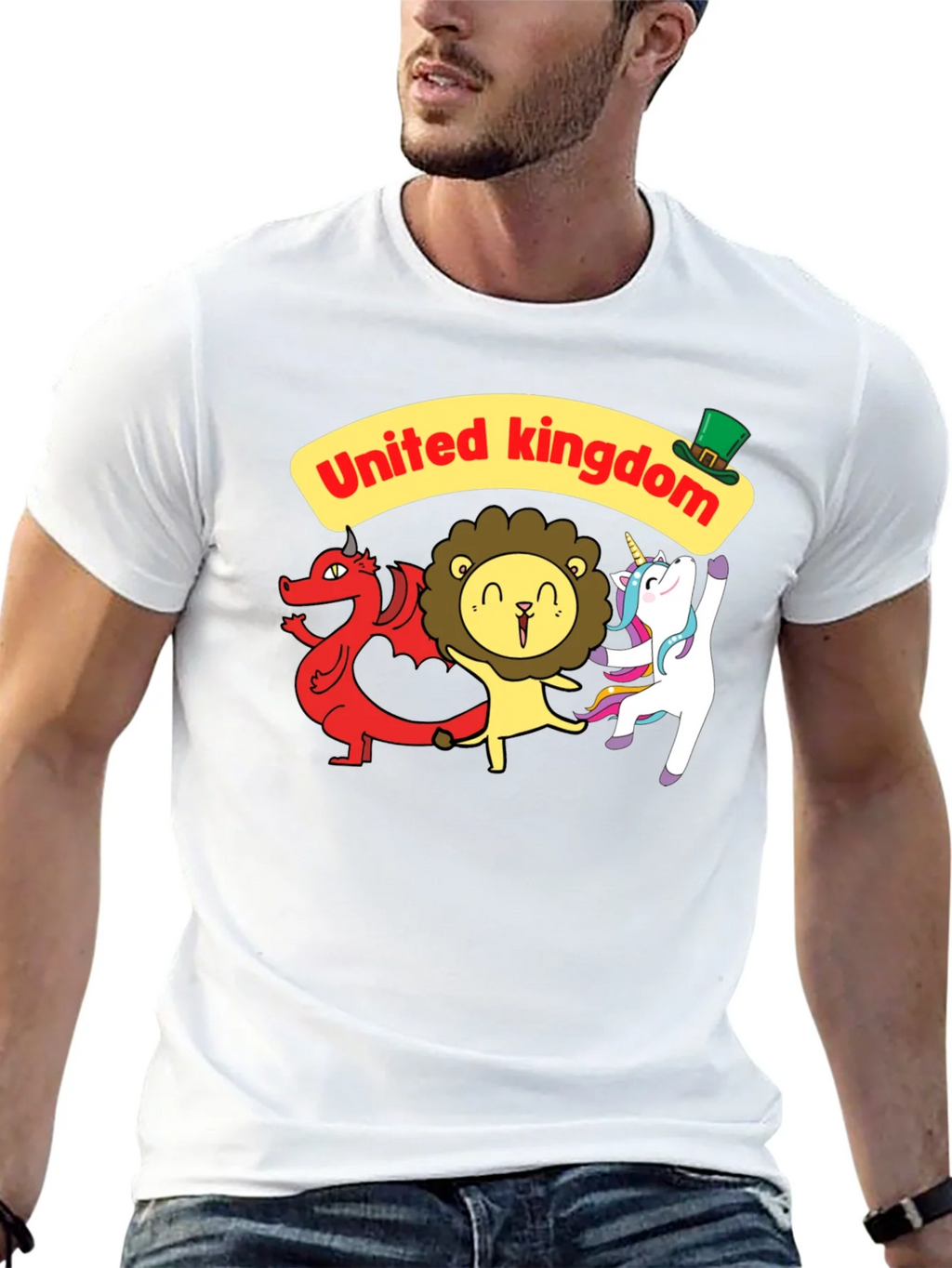 United Kingdom Mascot T-Shirt - Dragon Lion Unicorn product image 12