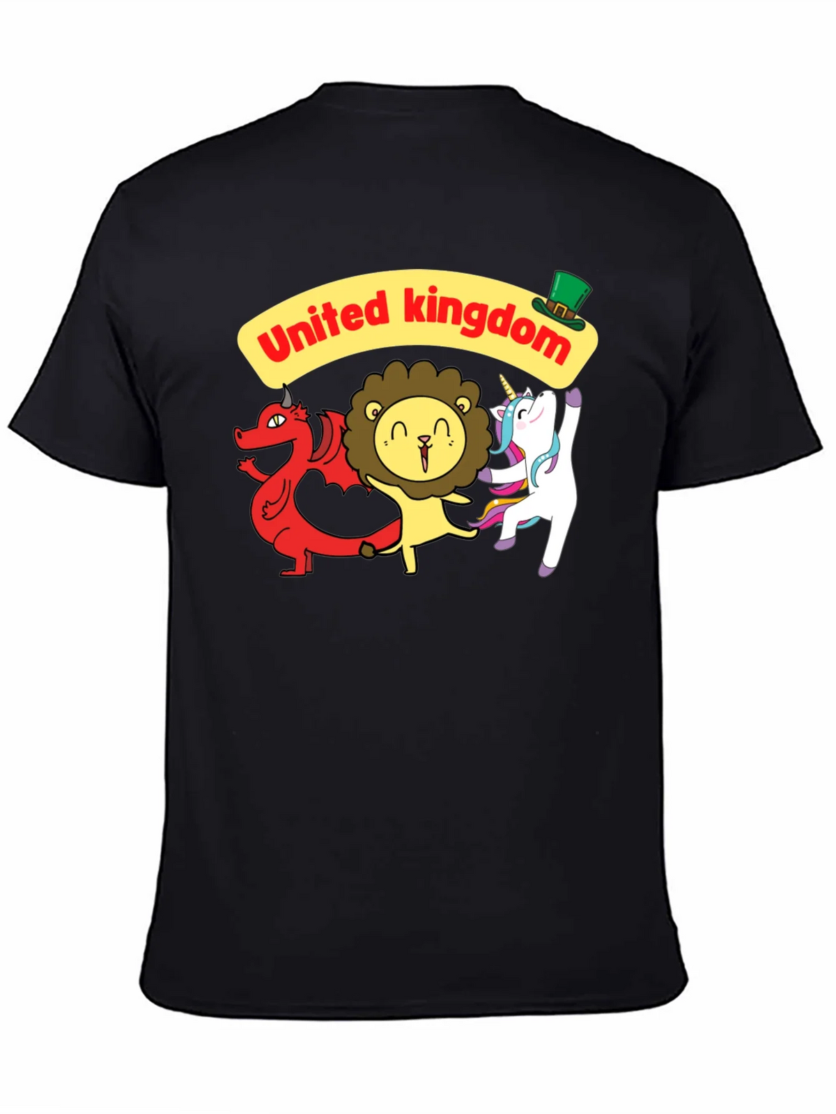 United Kingdom Mascot T-Shirt - Dragon Lion Unicorn product image 4