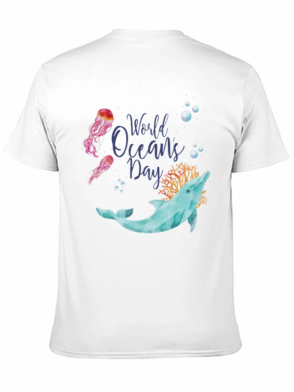 World Oceans Day Dolphin T-Shirt product image 10