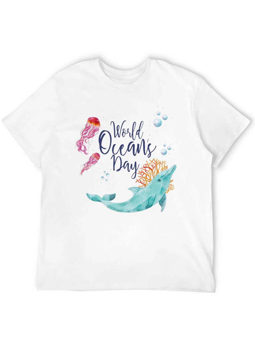 World Oceans Day Dolphin T-Shirt product image 11