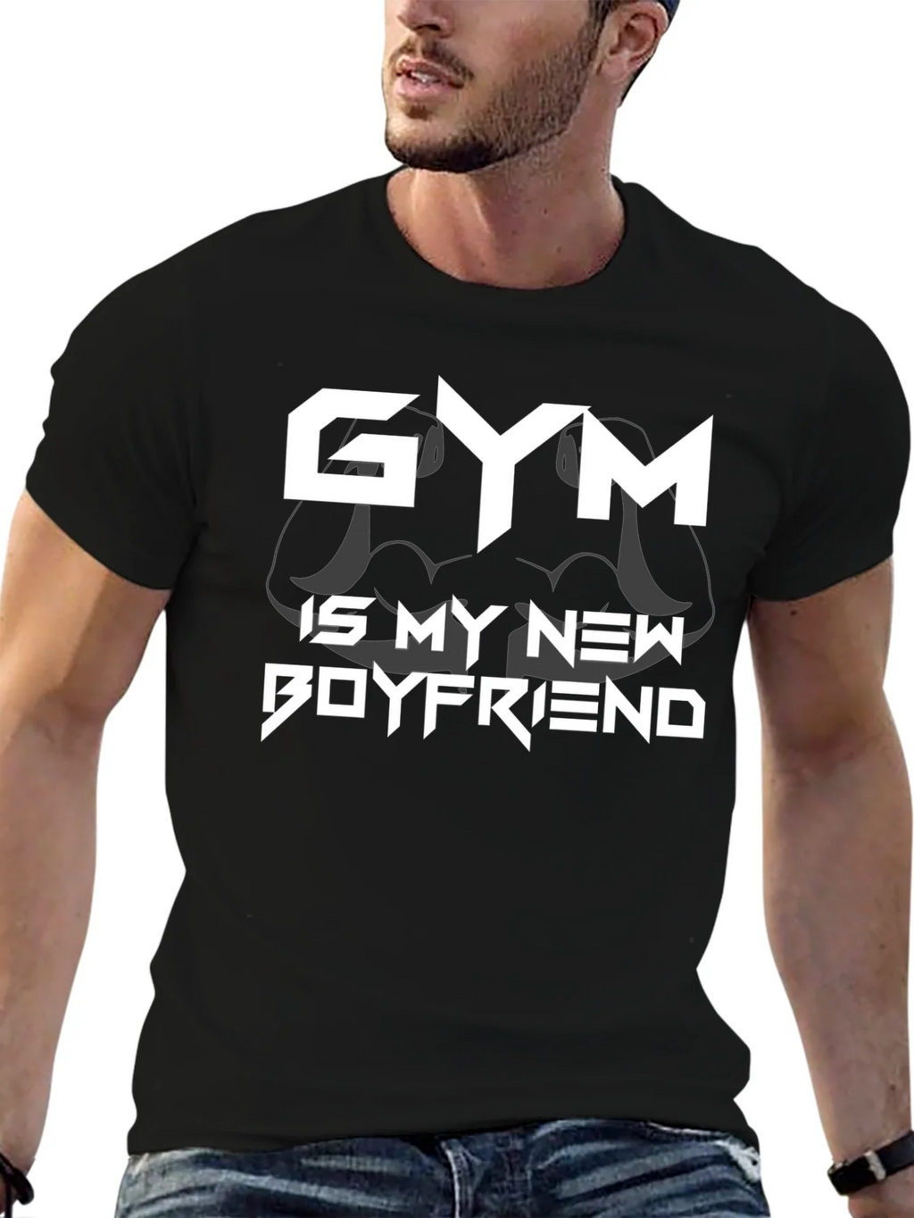 Gym is My New Boyfriend Graphic Tee product image 6