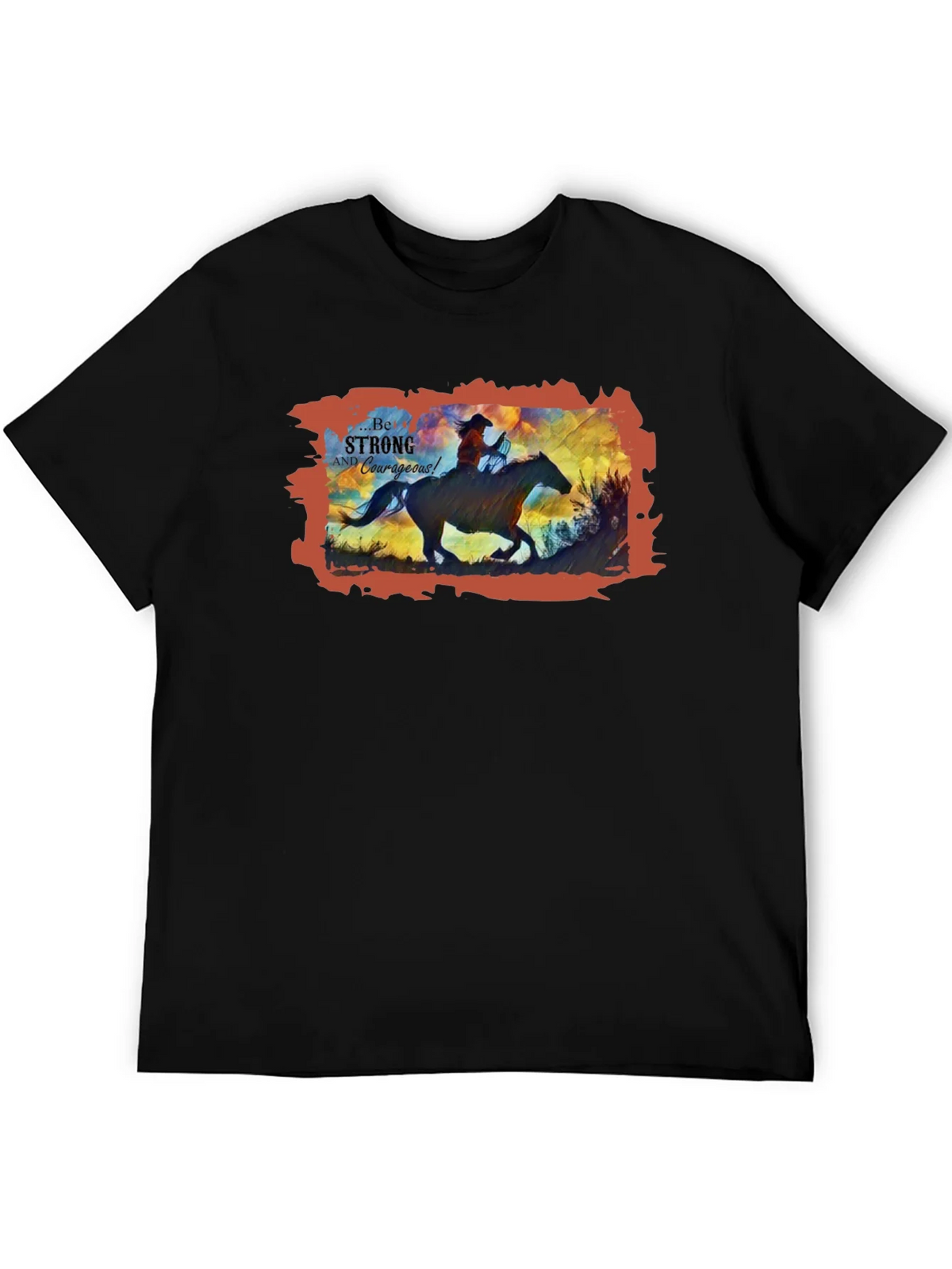 Be Strong and Courageous Cowboy T-Shirt product image 5