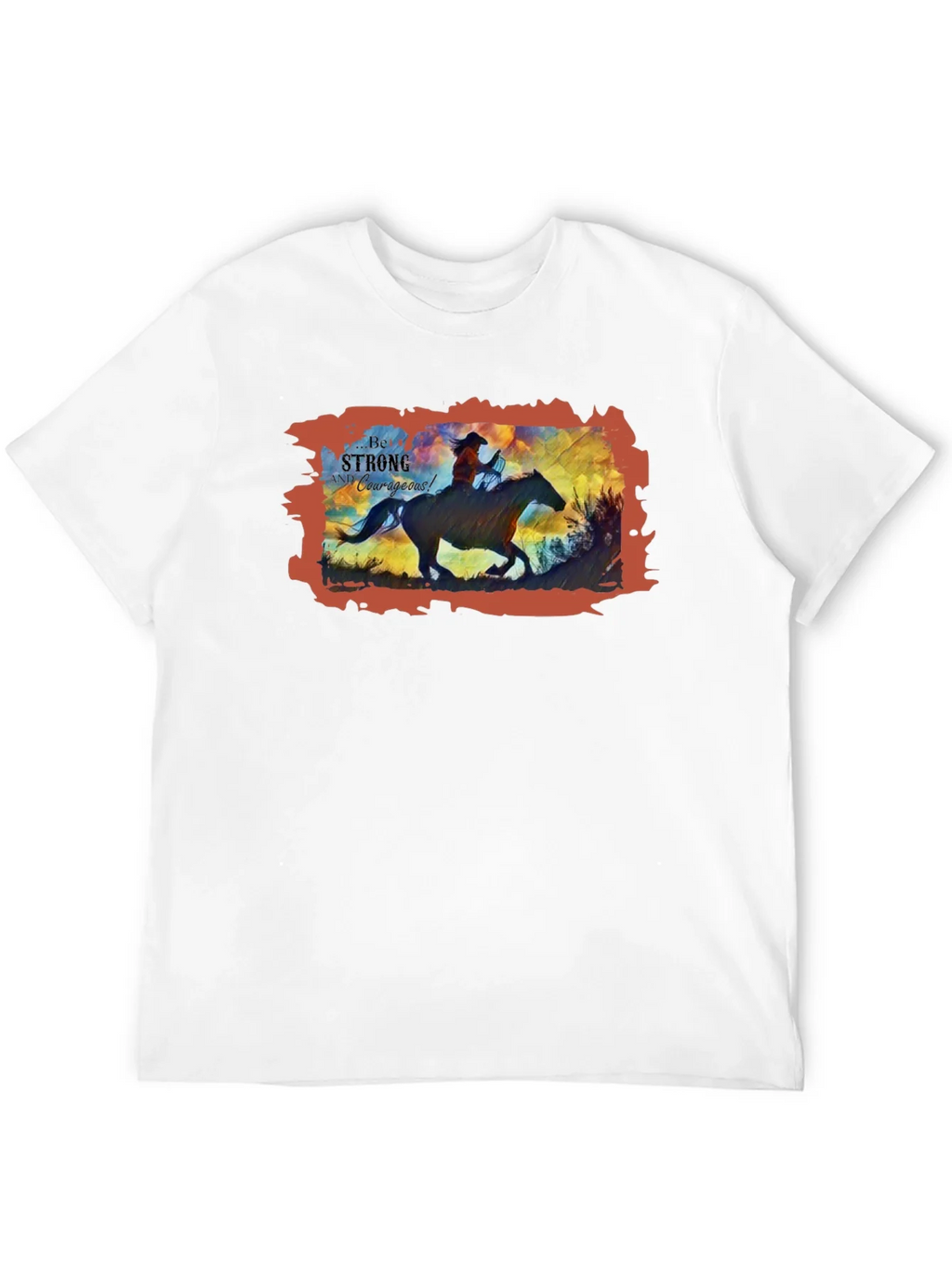 Be Strong and Courageous Cowboy T-Shirt product image 11
