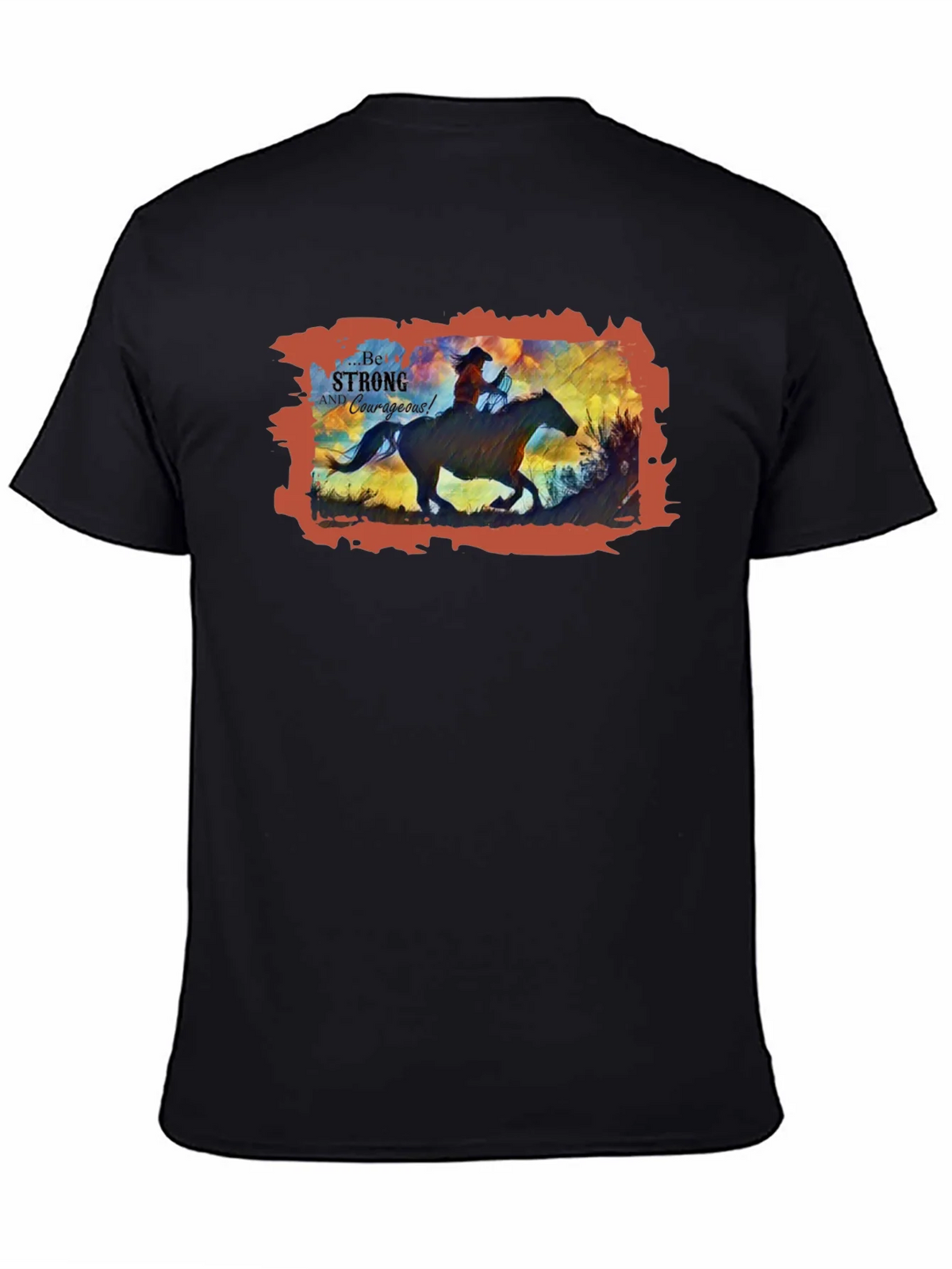 Be Strong and Courageous Cowboy T-Shirt product image 4