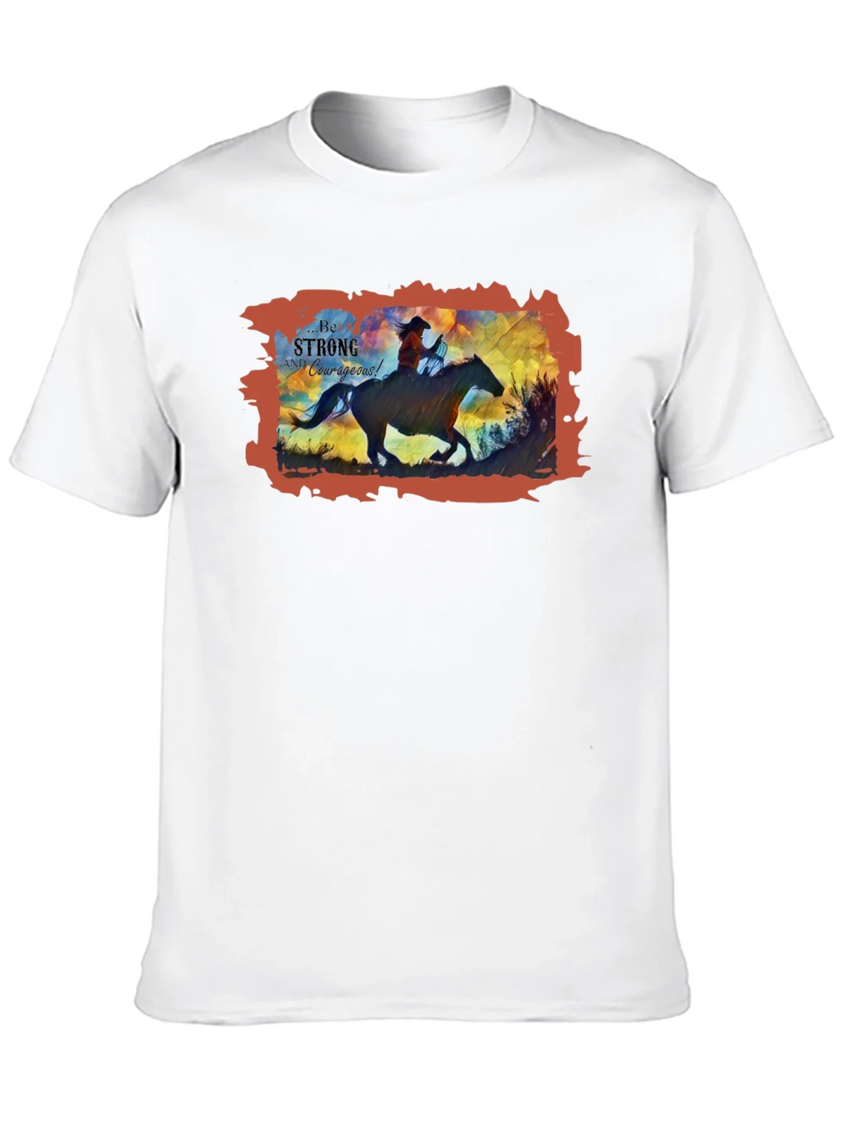 Be Strong and Courageous Cowboy T-Shirt product image 9