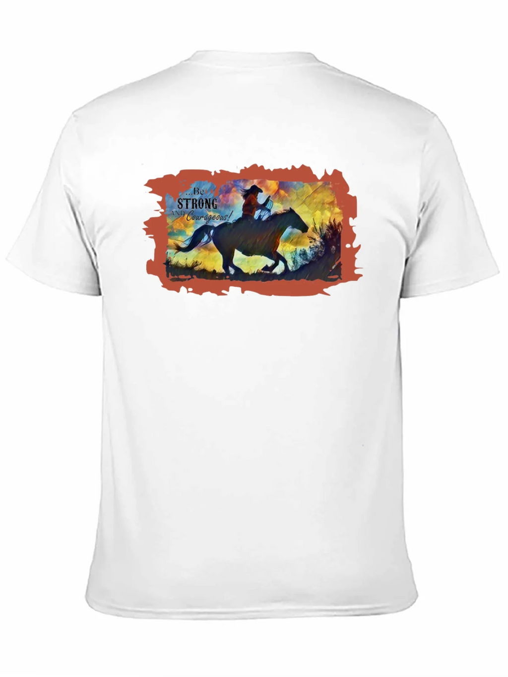 Be Strong and Courageous Cowboy T-Shirt product image 10