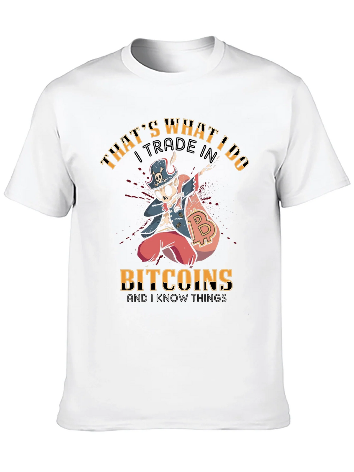 Bitcoin Trader T-Shirt Crypto Design Tee product image 8