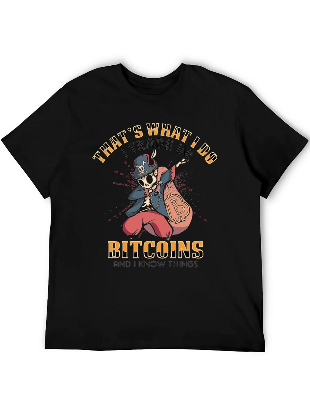 Bitcoin Trader T-Shirt Crypto Design Tee product image 5