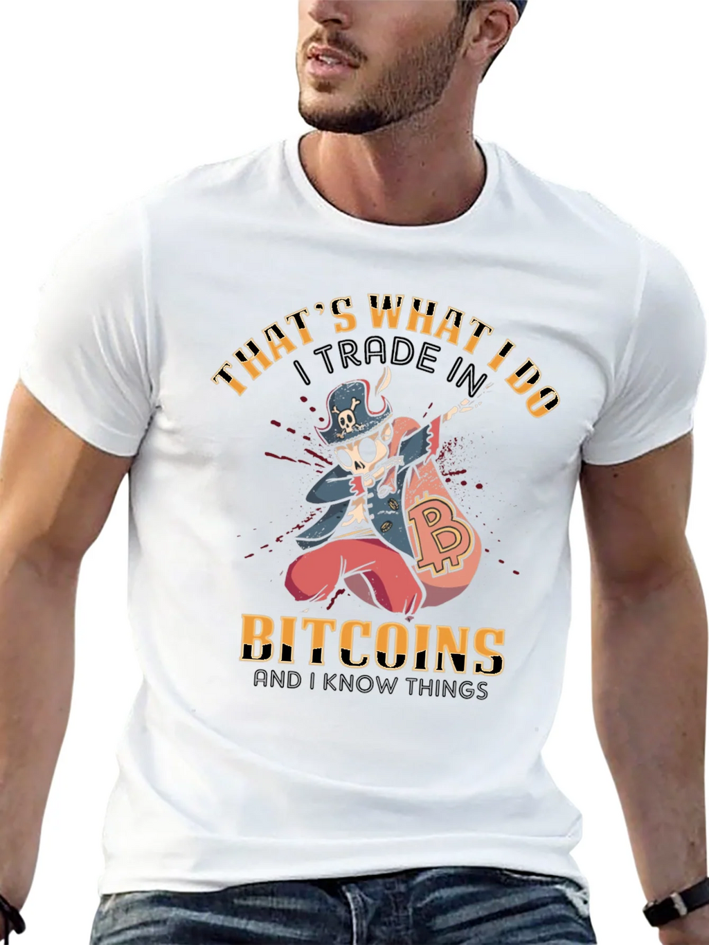Bitcoin Trader T-Shirt Crypto Design Tee product image 11