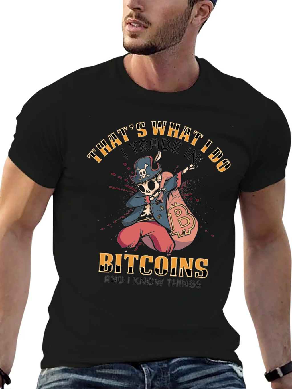 Bitcoin Trader T-Shirt Crypto Design Tee product image 6