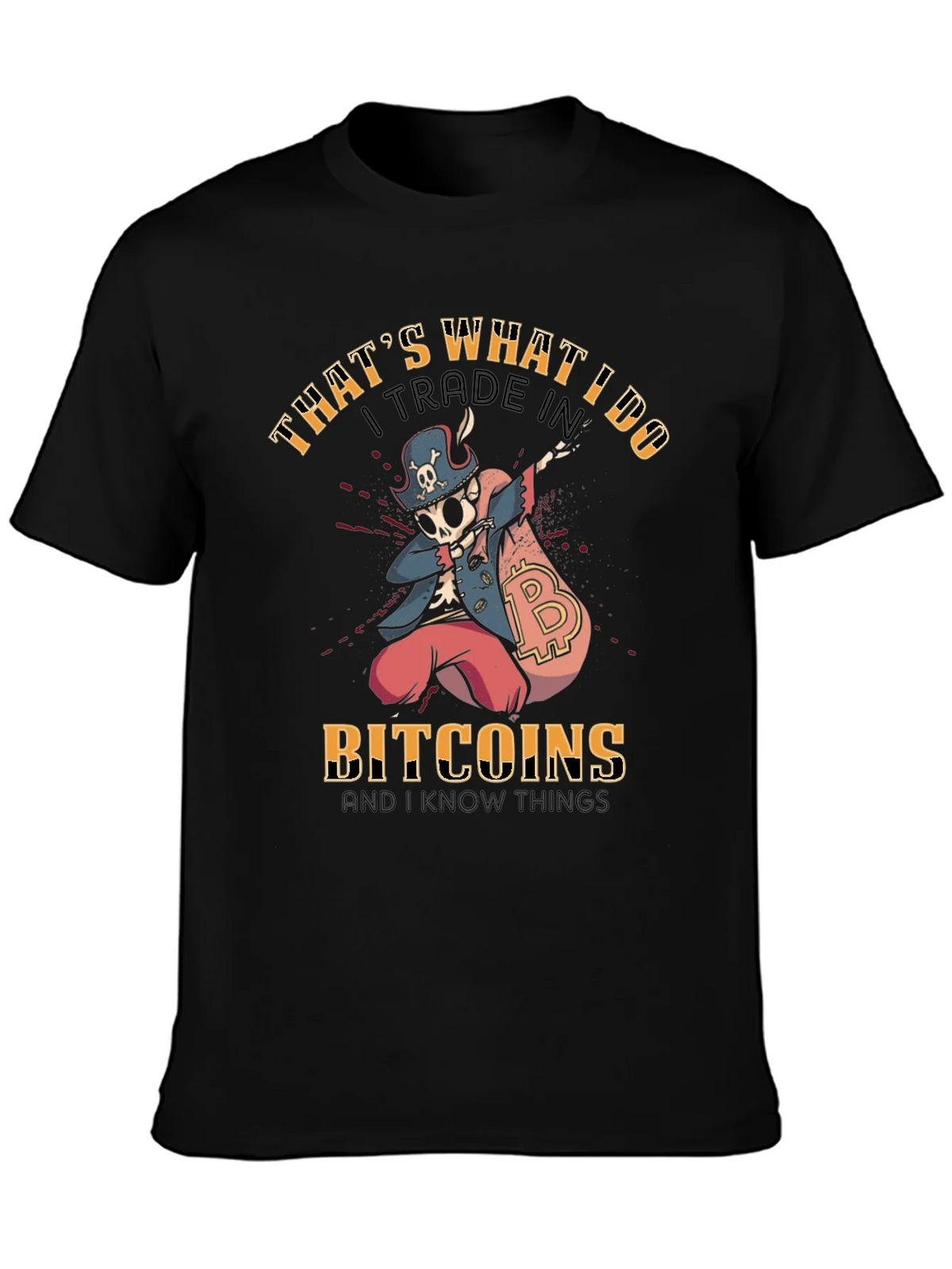 Bitcoin Trader T-Shirt Crypto Design Tee product image 3