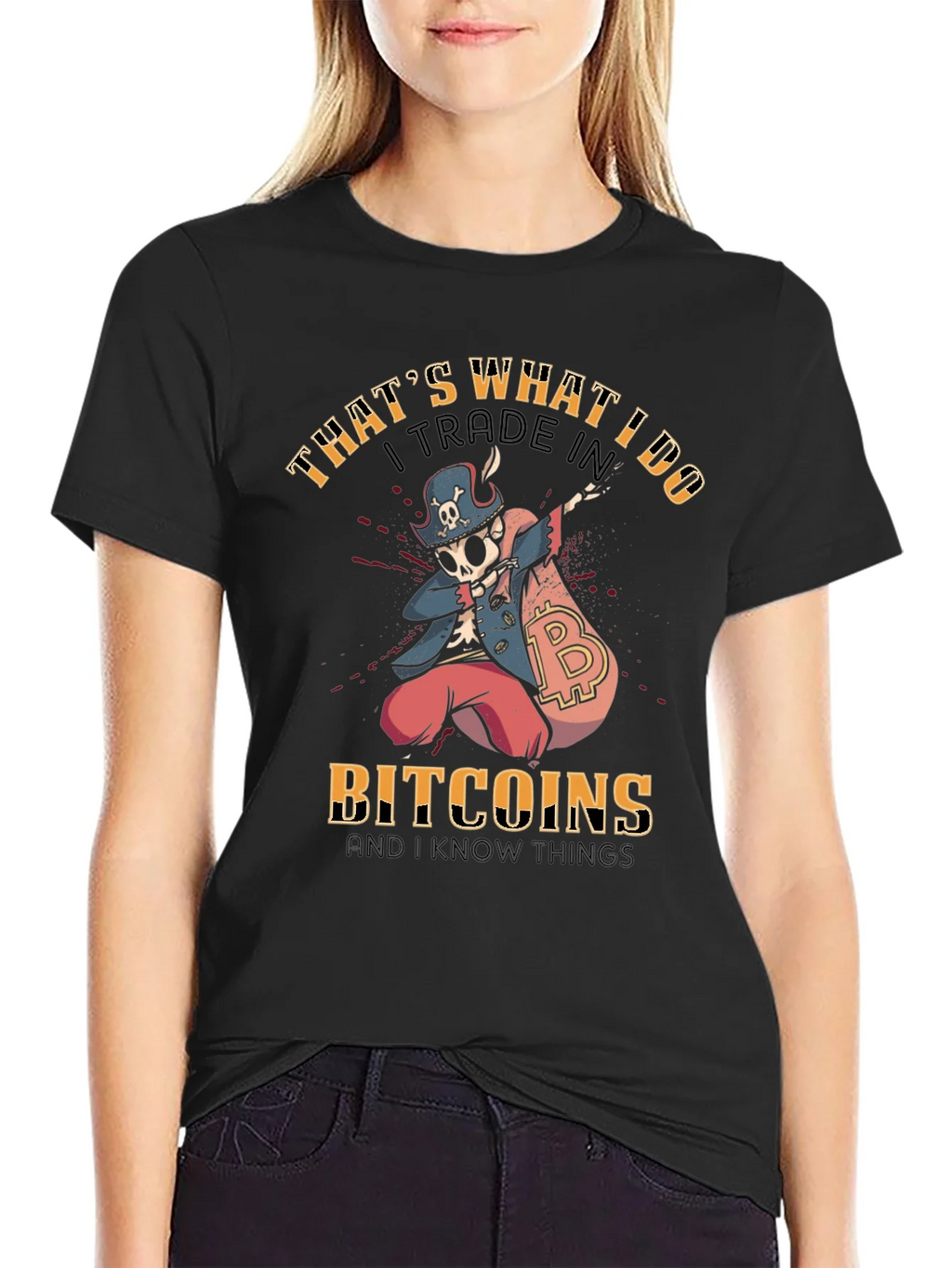 Bitcoin Trader T-Shirt Crypto Design Tee product image 2