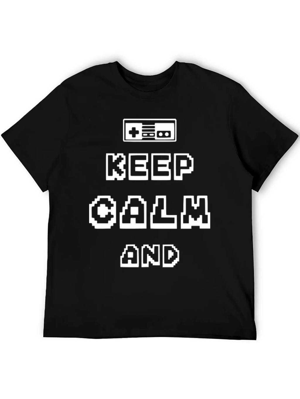 Keep Calm Gamer Black T-Shirt product image 5