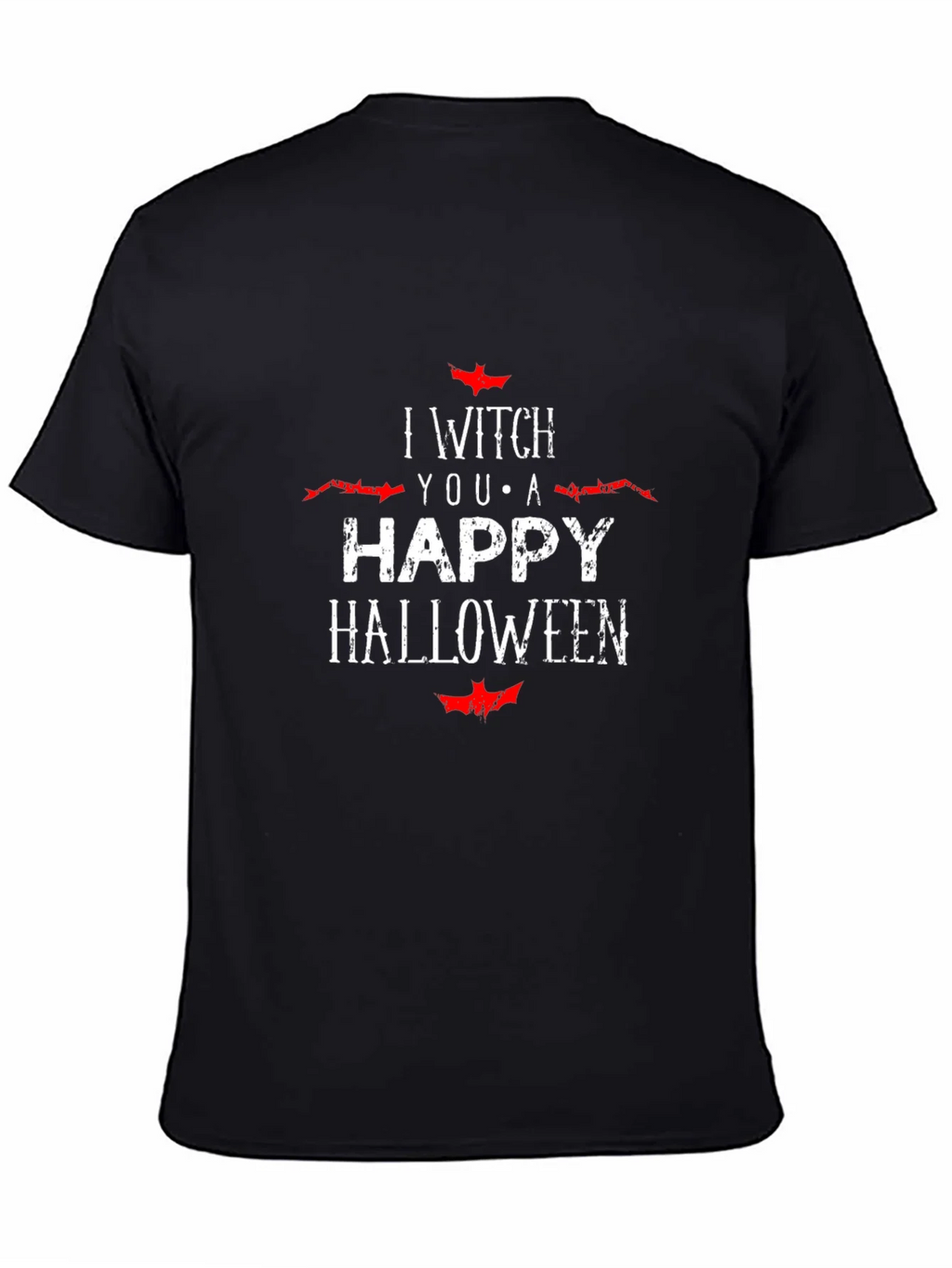 I Witch You A Happy Halloween Black Tee product image 4