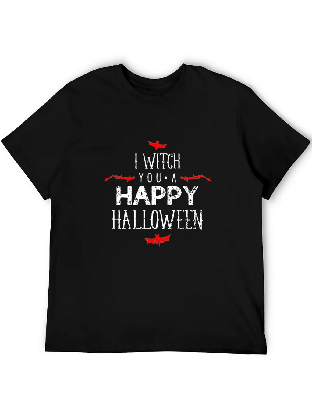 I Witch You A Happy Halloween Black Tee product image 5