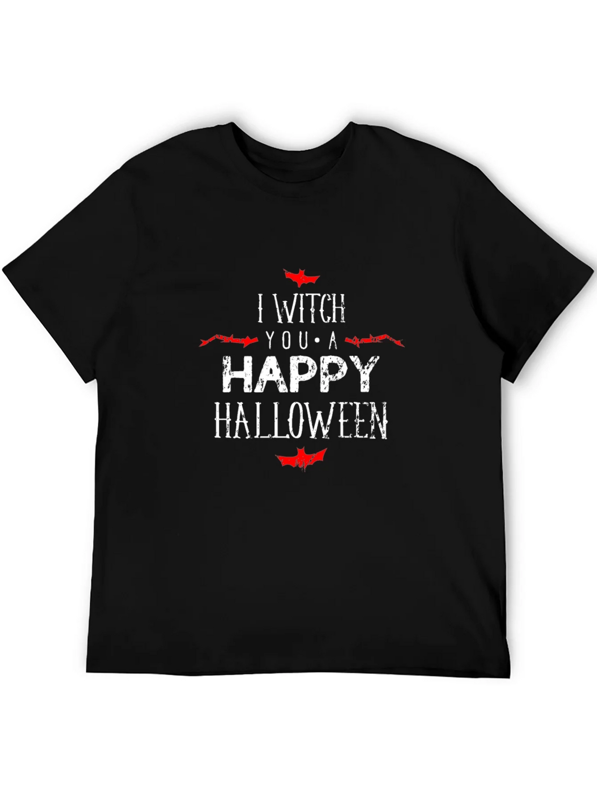 I Witch You A Happy Halloween Black Tee product image 5