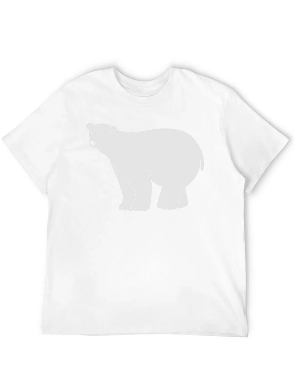 Polar Bear Graphic Black T-Shirt product image 10