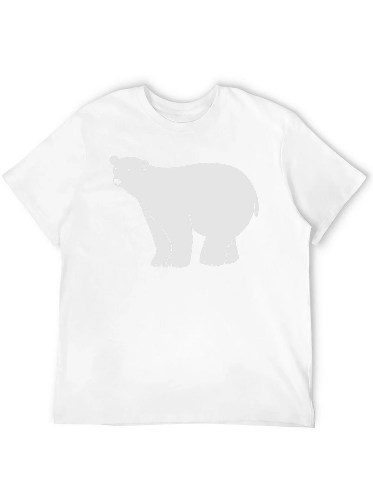 Polar Bear Graphic Black T-Shirt product image 10