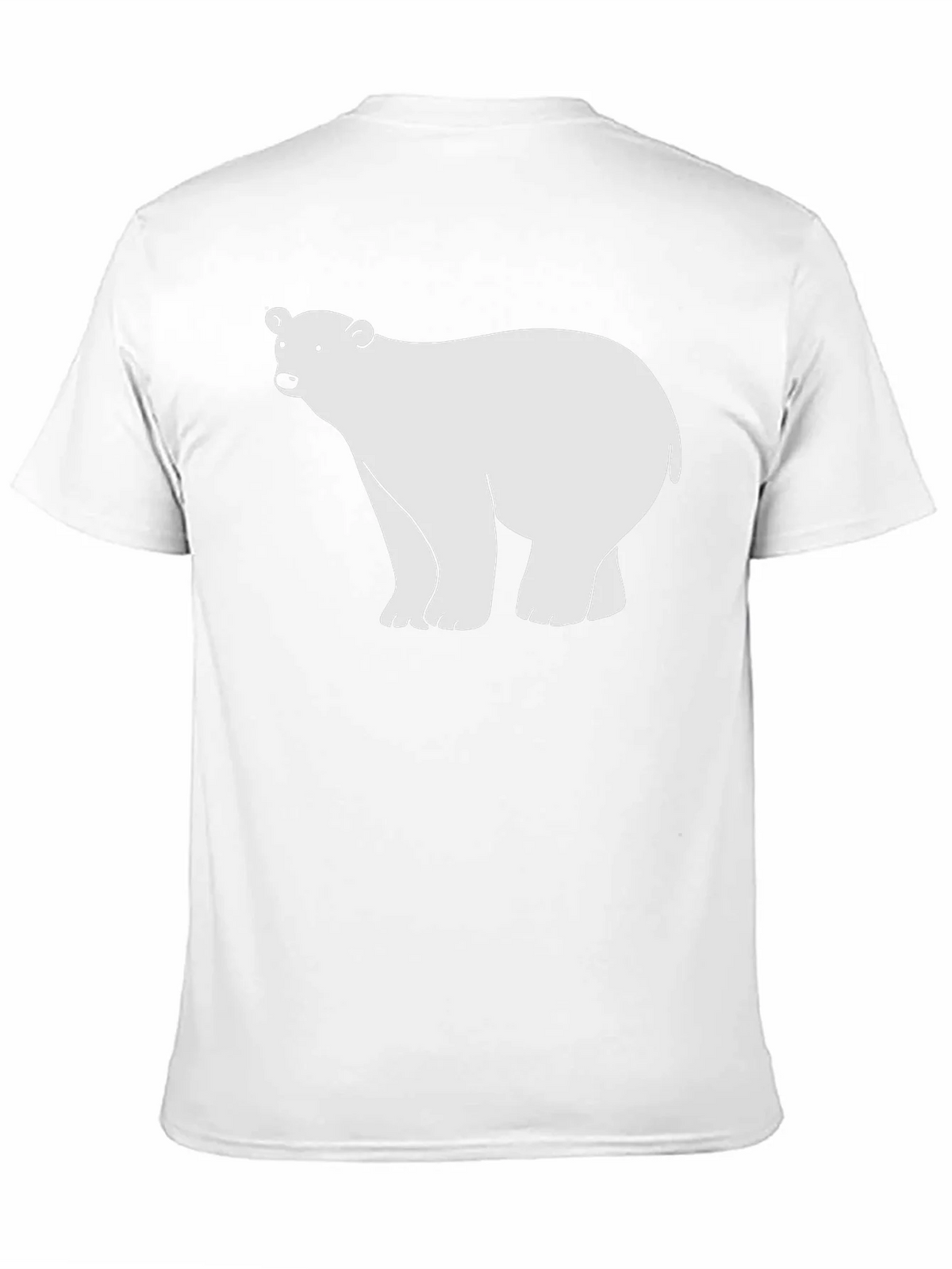 Polar Bear Graphic Black T-Shirt product image 9
