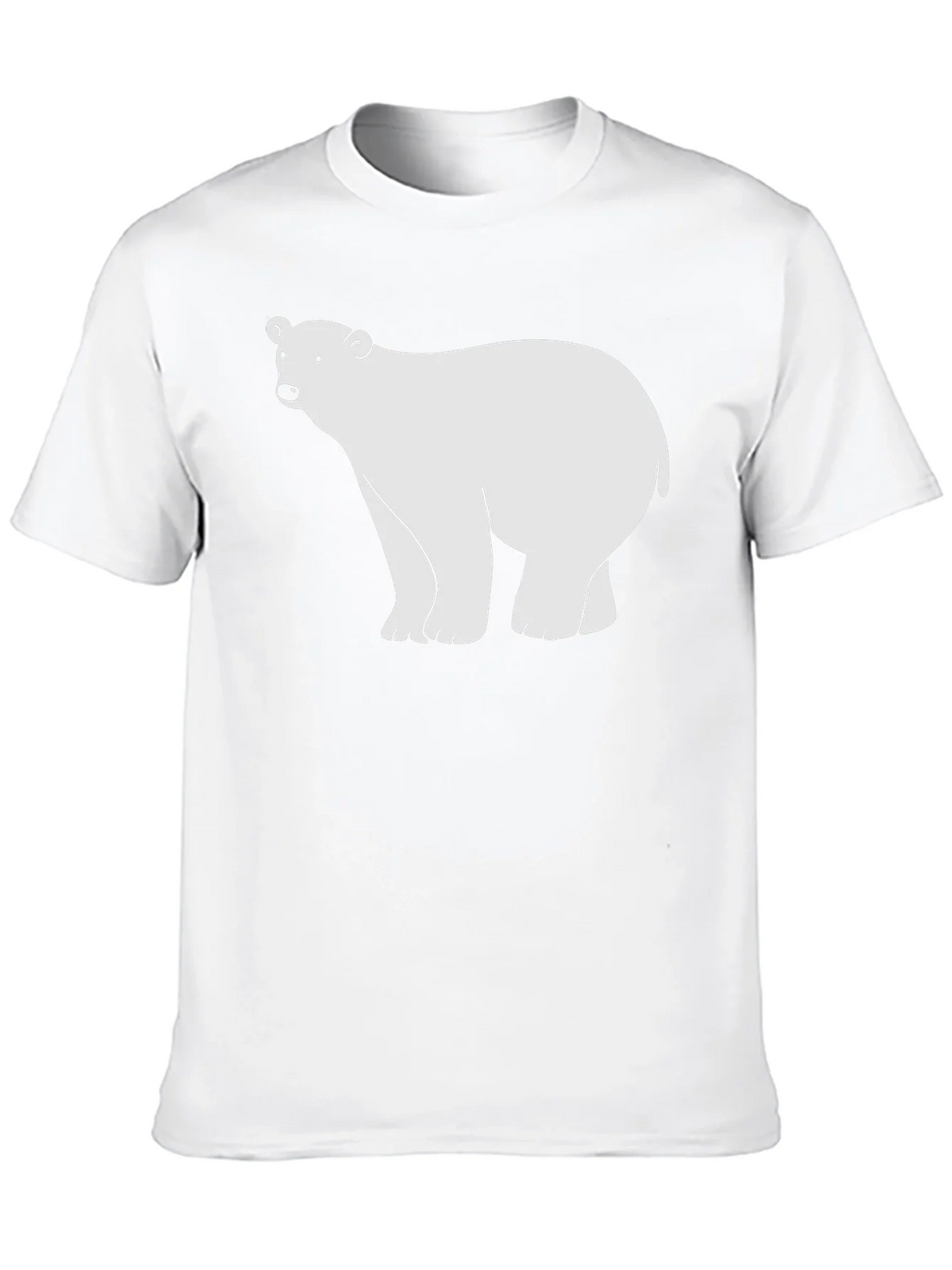 Polar Bear Graphic Black T-Shirt product image 8