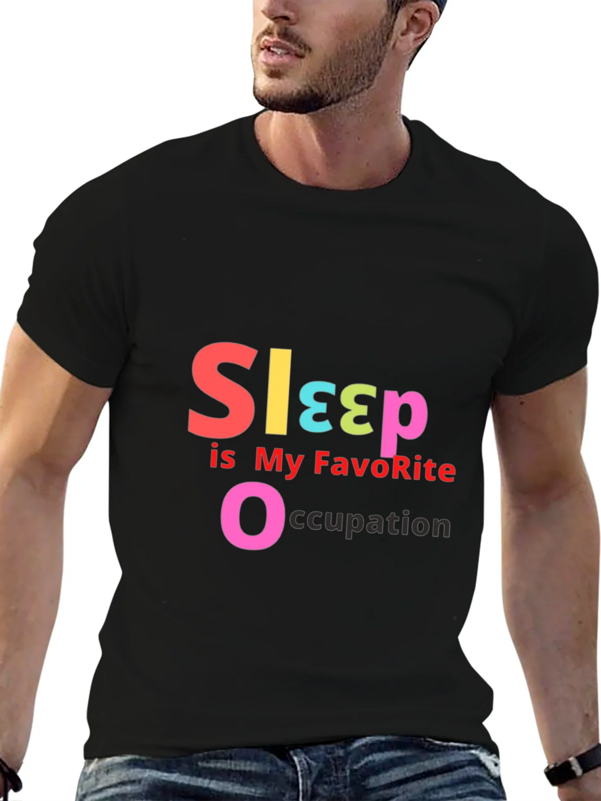 Sleep is My Favorite Occupation - Graphic T-Shirt product image 3
