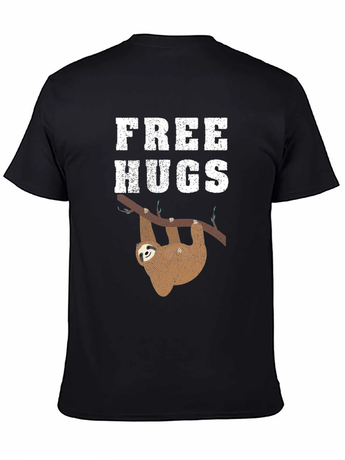 Free Hugs Sloth Graphic Tee Shirt product image 4