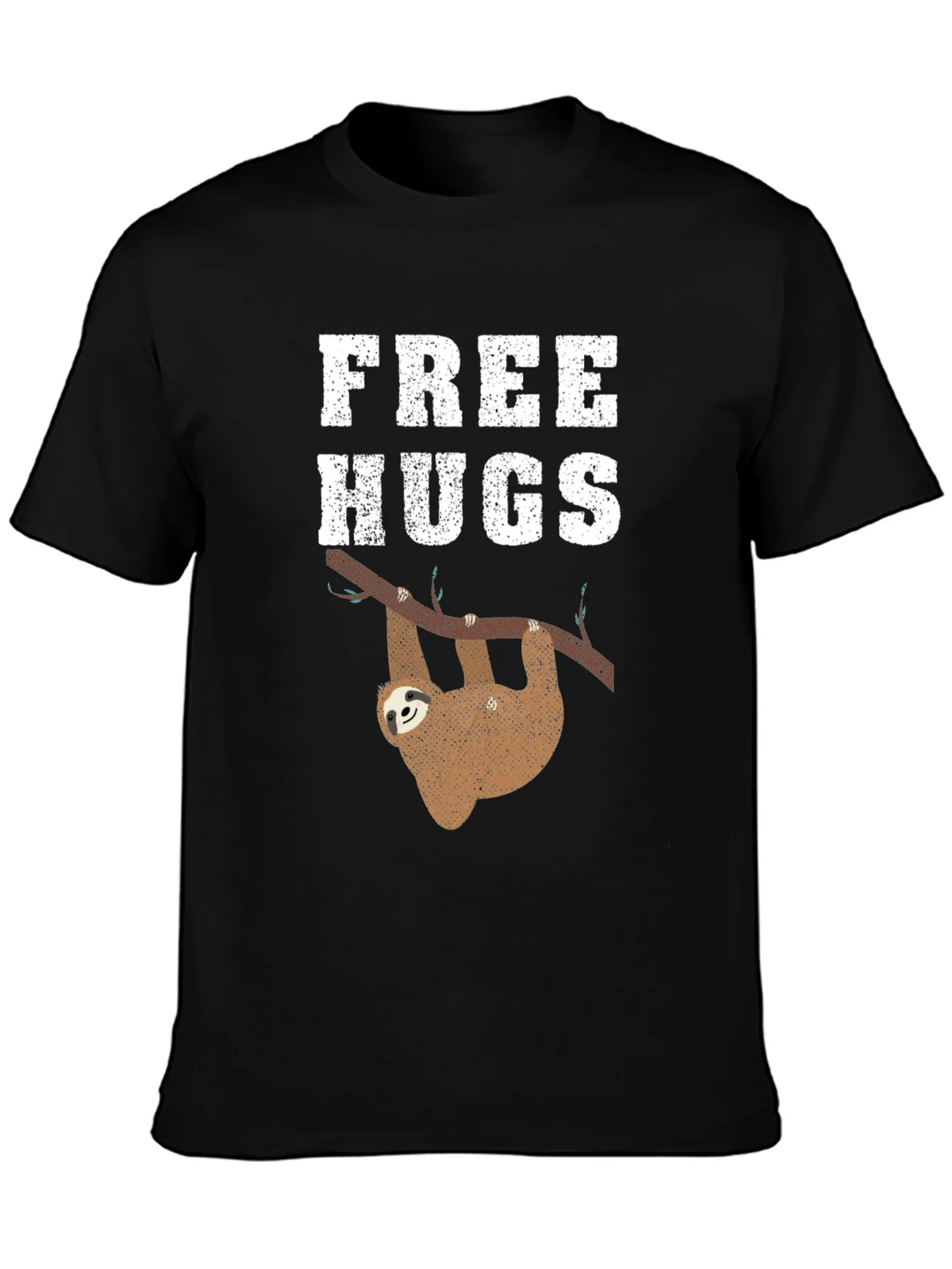 Free Hugs Sloth Graphic Tee Shirt product image 3