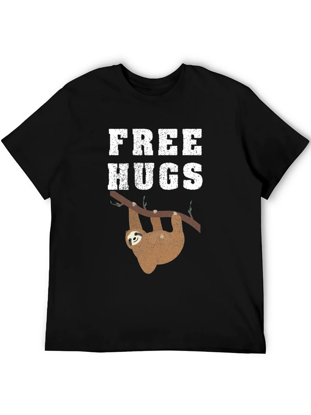 Free Hugs Sloth Graphic Tee Shirt product image 5