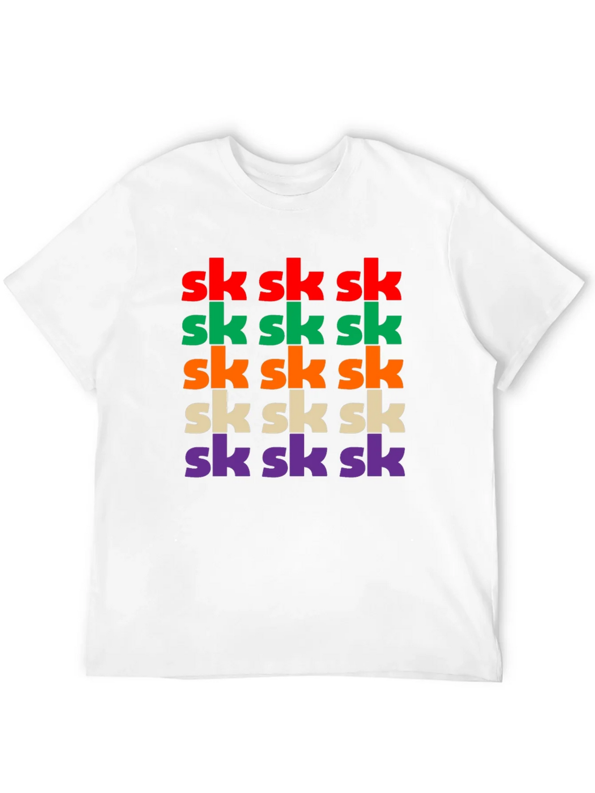 Vibrant SK Pattern Graphic T-Shirt product image 3