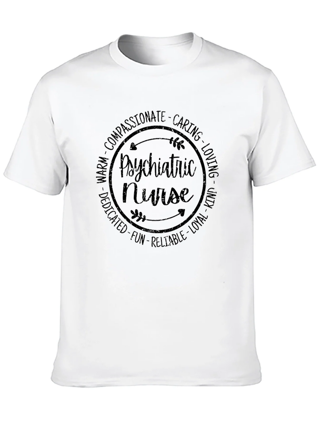 Psychiatric Nurse T-Shirt - Compassionate Caring Design product image 6