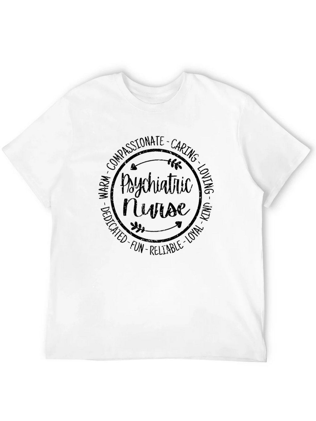 Psychiatric Nurse T-Shirt - Compassionate Caring Design product image 8