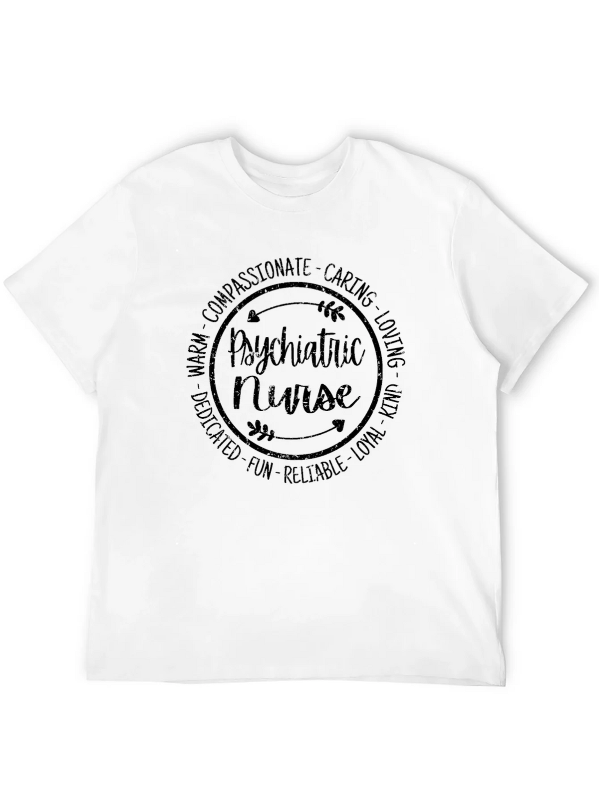Psychiatric Nurse T-Shirt - Compassionate Caring Design product image 8