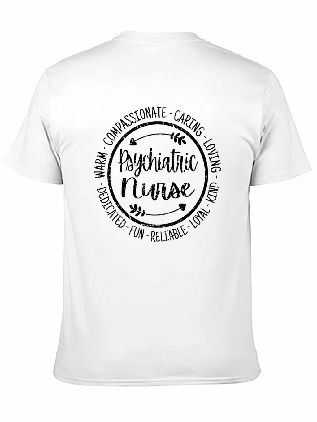 Psychiatric Nurse T-Shirt - Compassionate Caring Design product image 7
