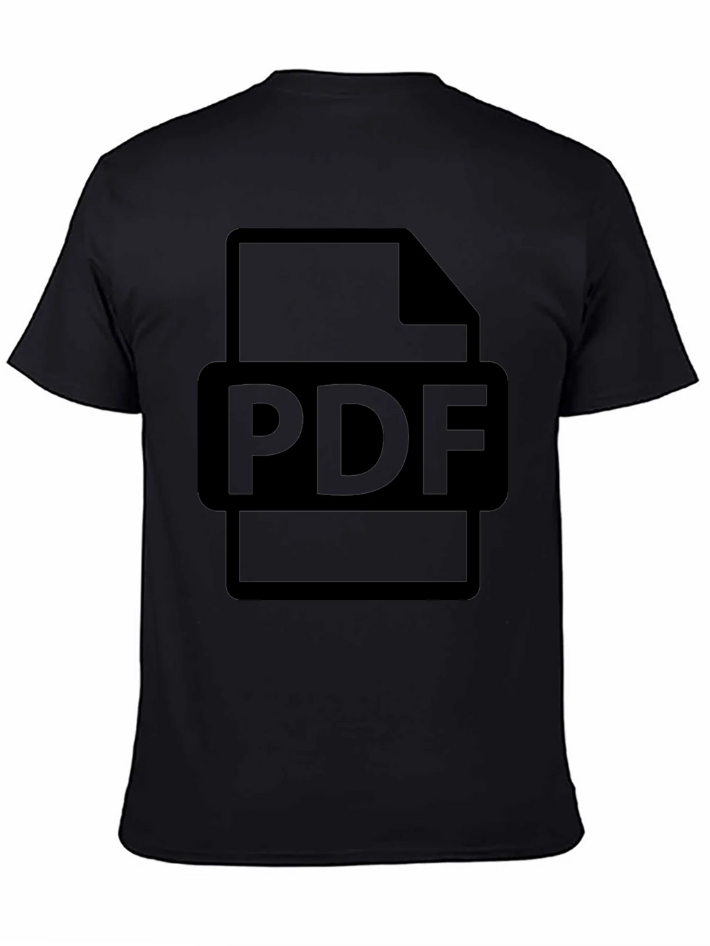 PDF File Graphic T-Shirt - Document Design Tee product image 4