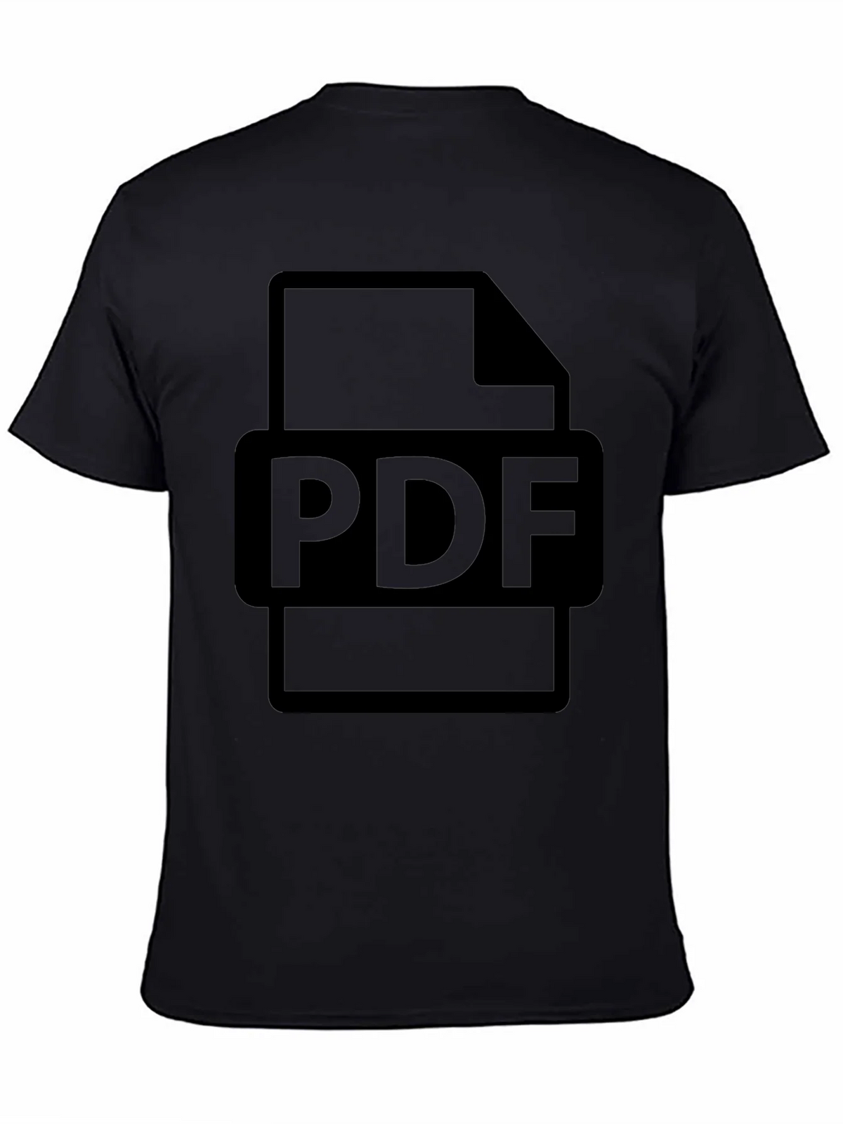 PDF File Graphic T-Shirt - Document Design Tee product image 4