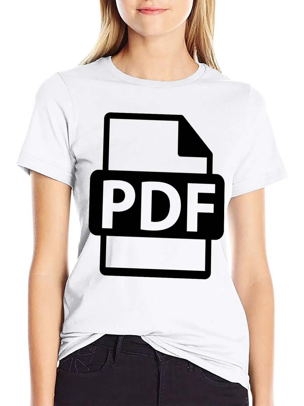 PDF File Graphic T-Shirt - Document Design Tee product image 8