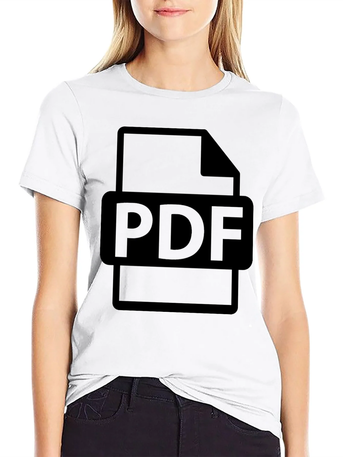 PDF File Graphic T-Shirt - Document Design Tee product image 8