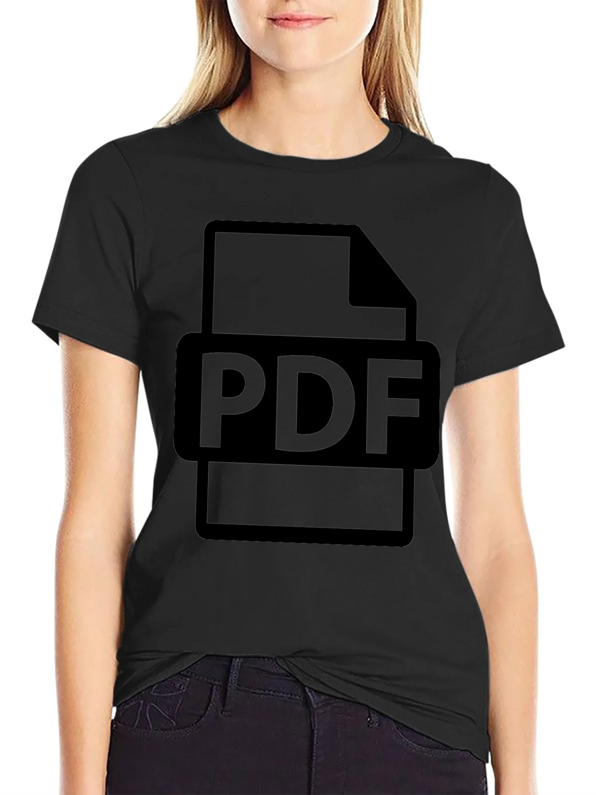 PDF File Graphic T-Shirt - Document Design Tee product image 2