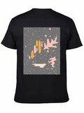 Abstract Graphic Print Tee product image 1